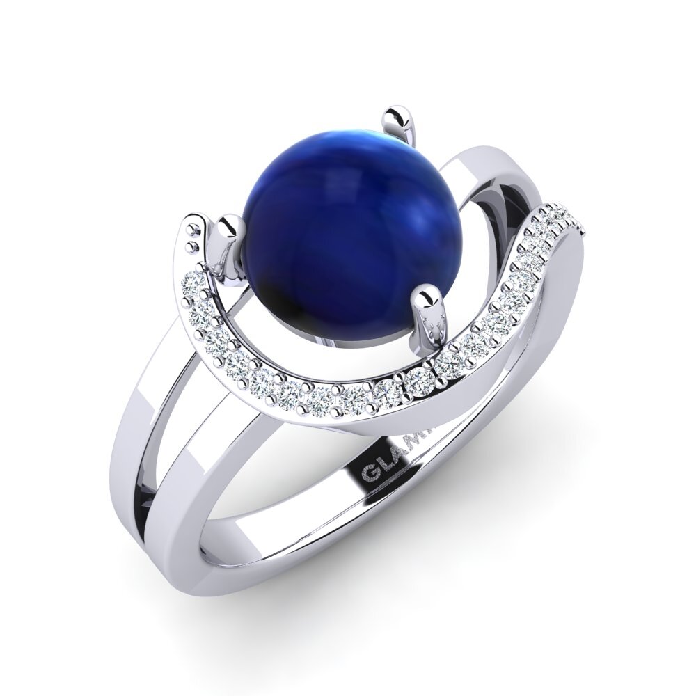 圆形凸圆宝石 戒指 Roch