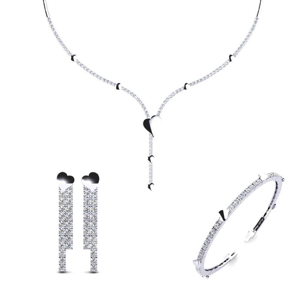 莫桑石 珠宝套装 Eden