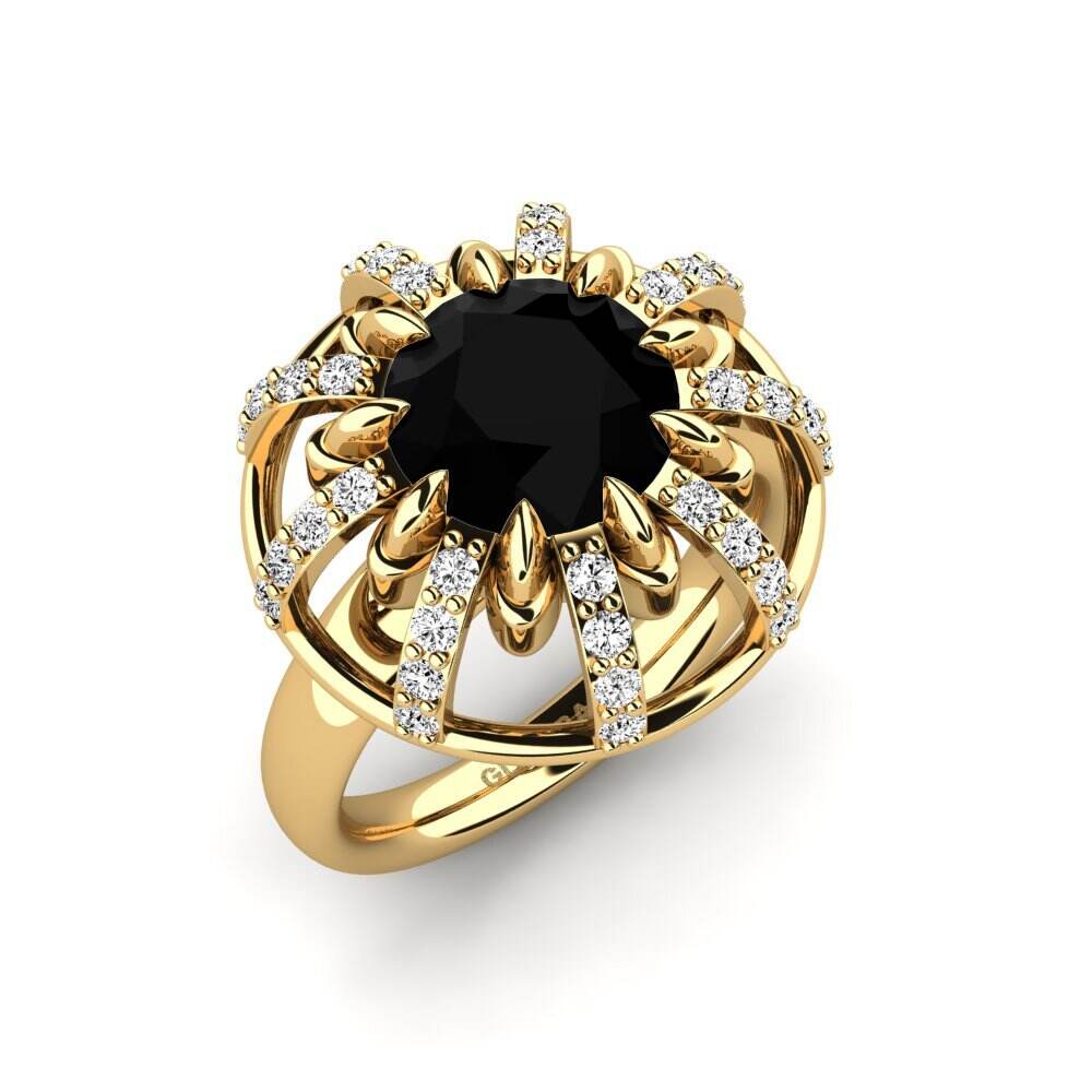 黑玛瑙 订婚戒指 Swerve