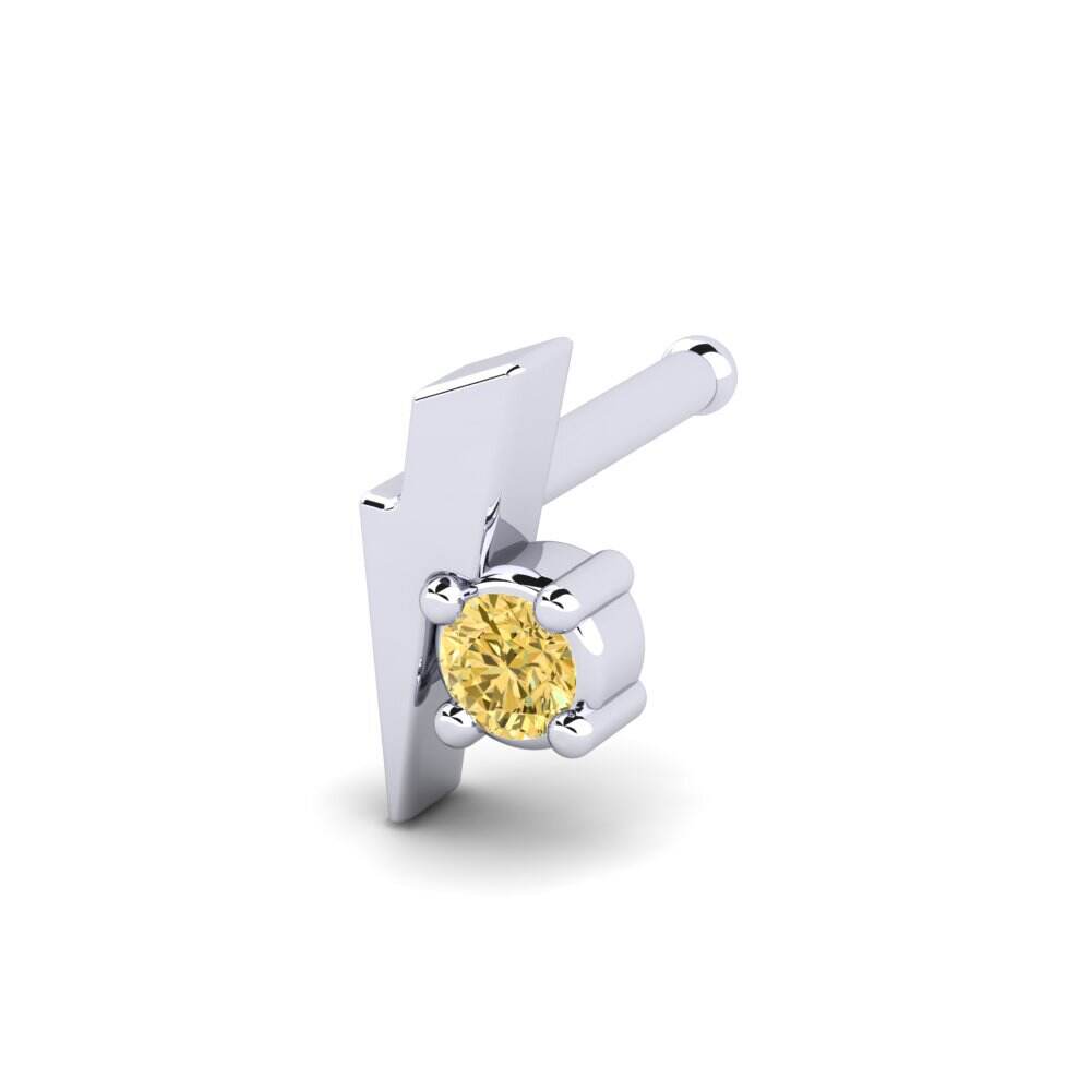 白-银 黄色钻石 鼻针 Themba