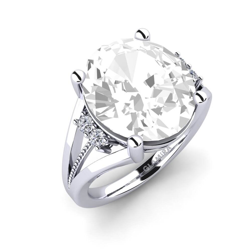 白色托帕石 戒指 Tienette