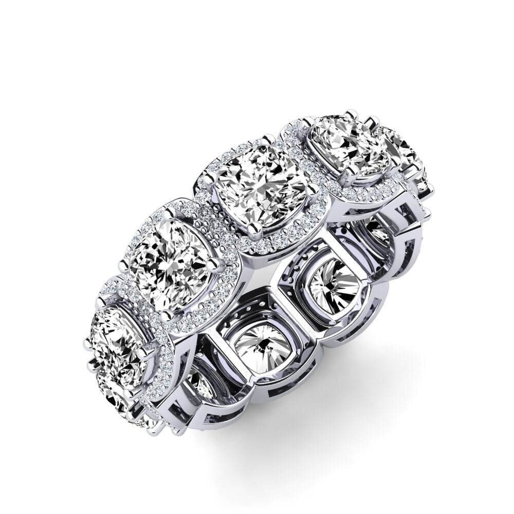 垫形 莫桑石 戒指 Tracie