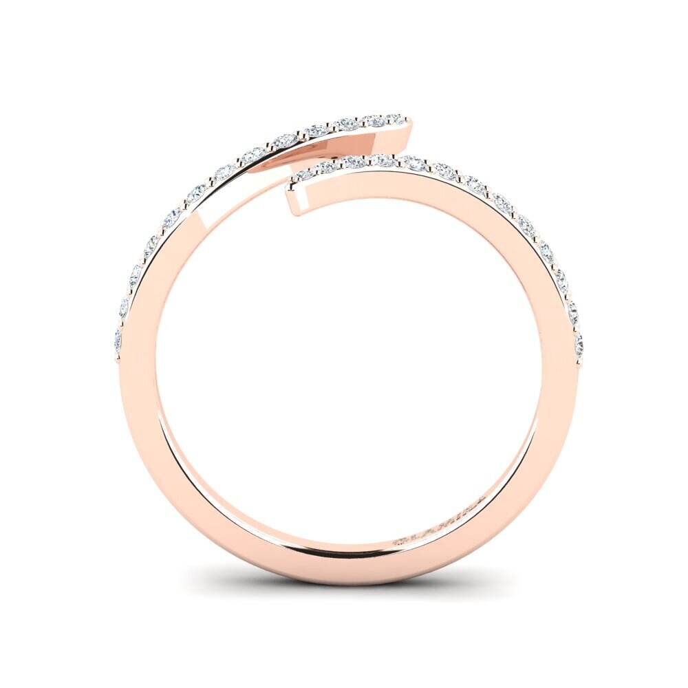 玫瑰金-9k 戒指 Yell