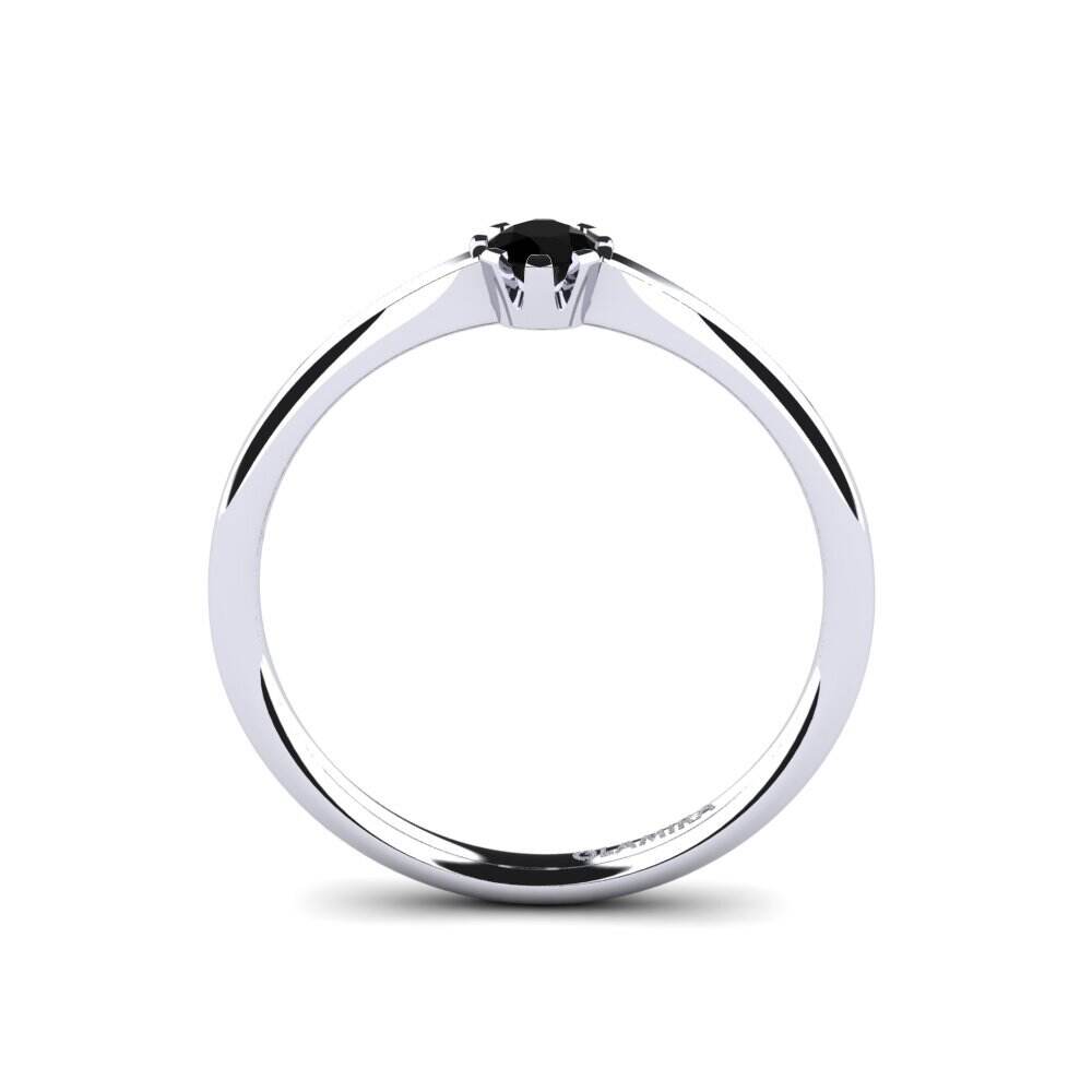 黑钻石 女士戒指 Linderoth