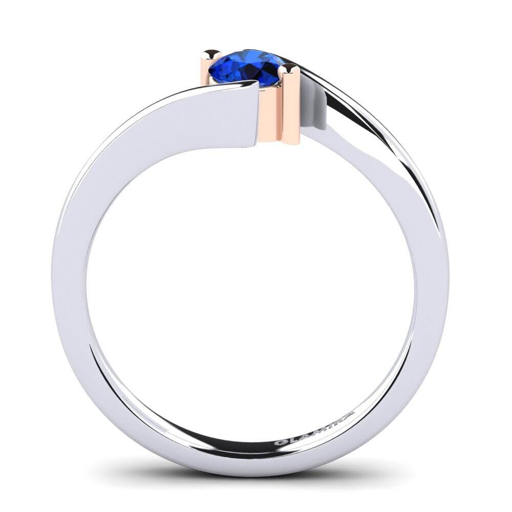 蓝宝石（人造） 订婚戒指 Bridal Element