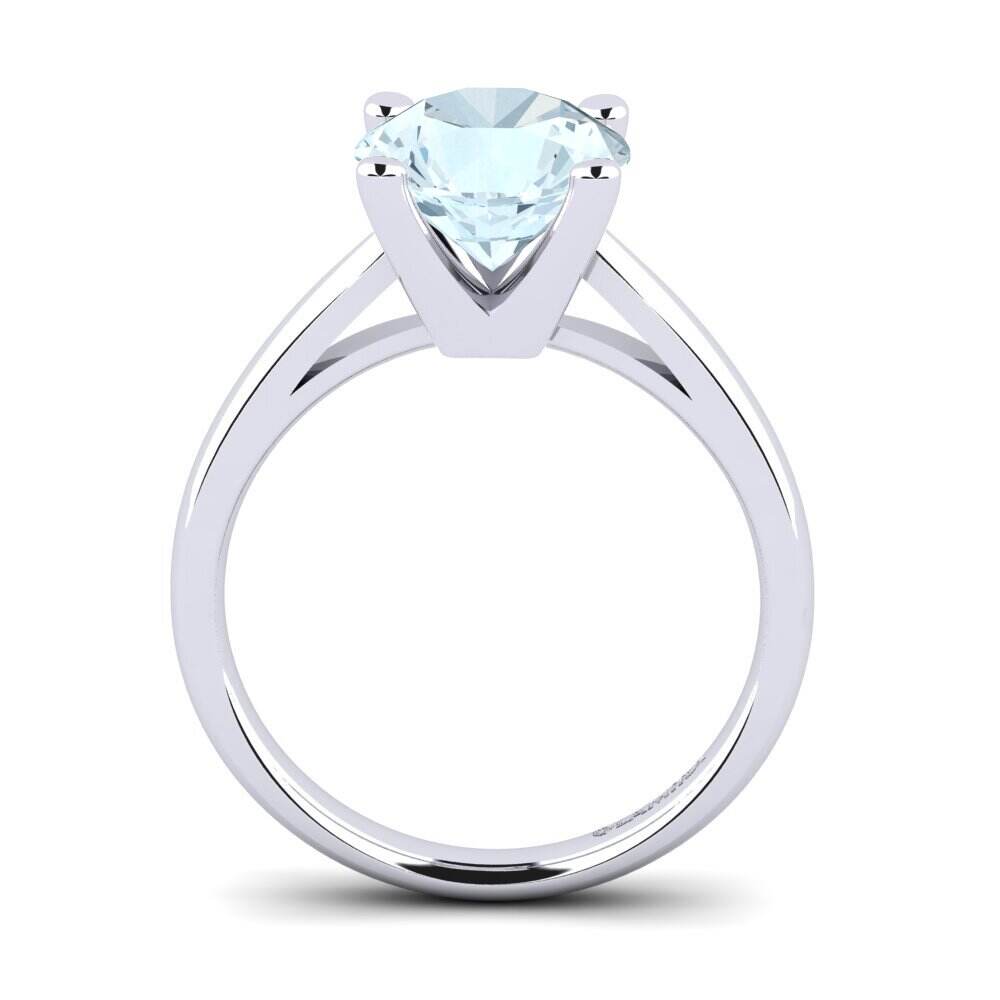 海蓝宝石 订婚戒指 Grace 3.0crt