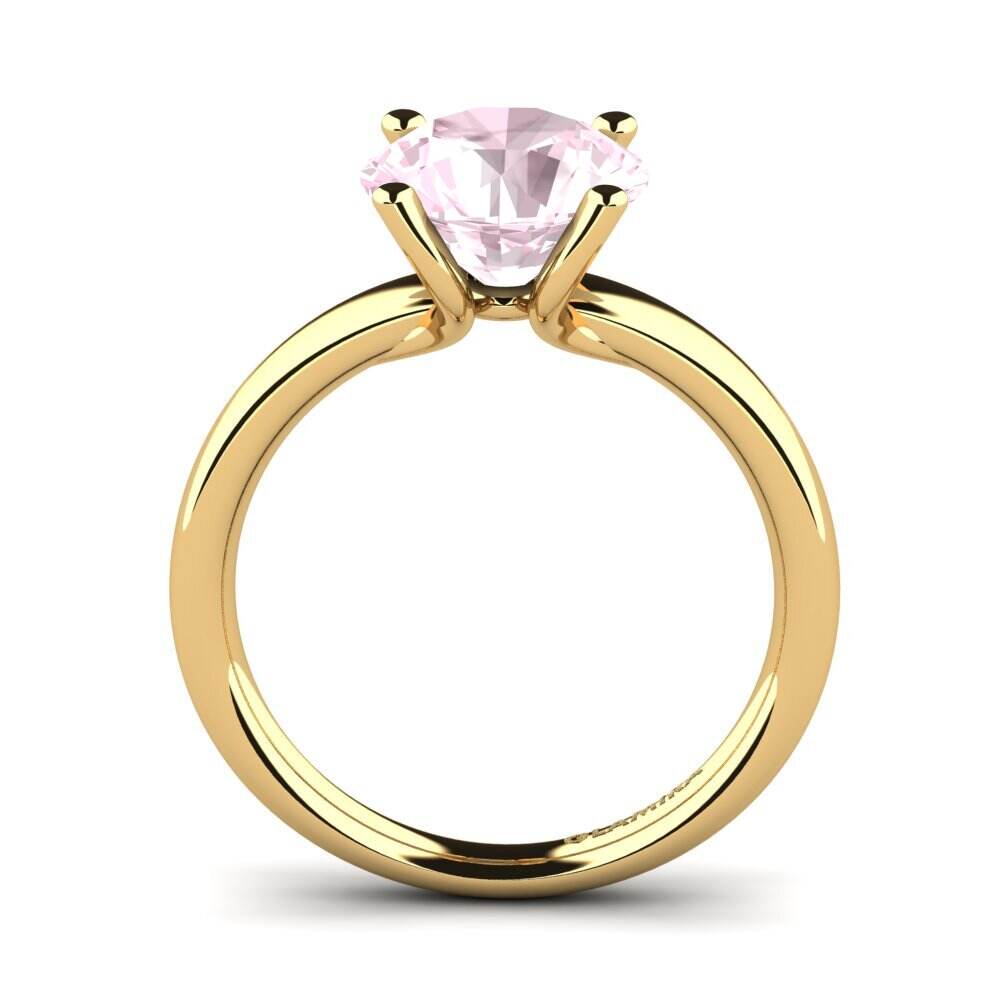 紫锂辉石 订婚戒指 Titina 3.0 crt