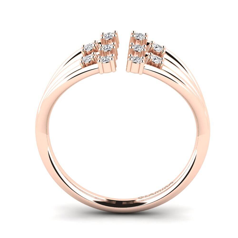 玫瑰金-9k 戒指 Bowsher