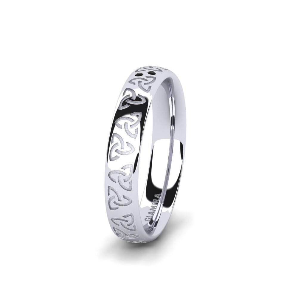 黑玛瑙 女士婚戒 Charming Harmony 4 mm