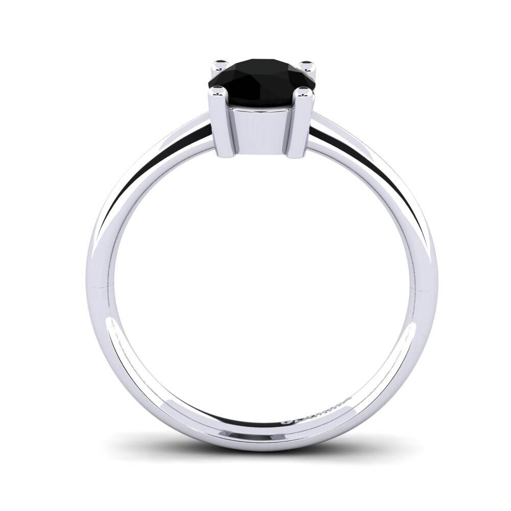 黑钻石 订婚戒指 Julia 1.0 crt