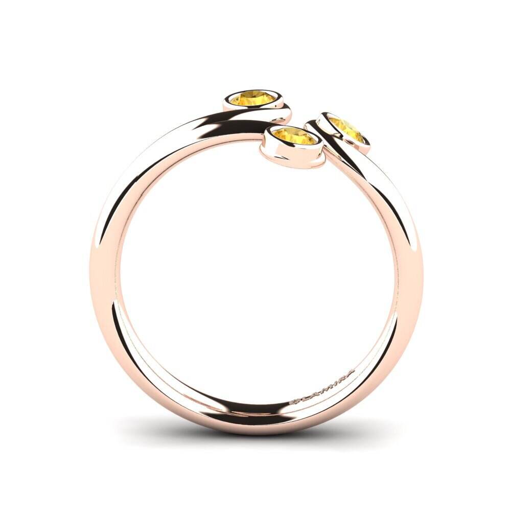 玫瑰金-9k 戒指 Pamala