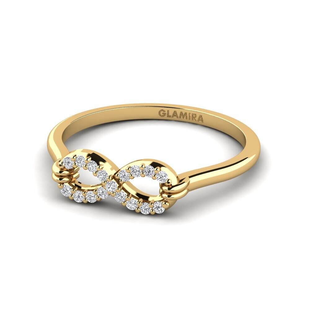 Infinity 实验室培育钻石 订婚戒指