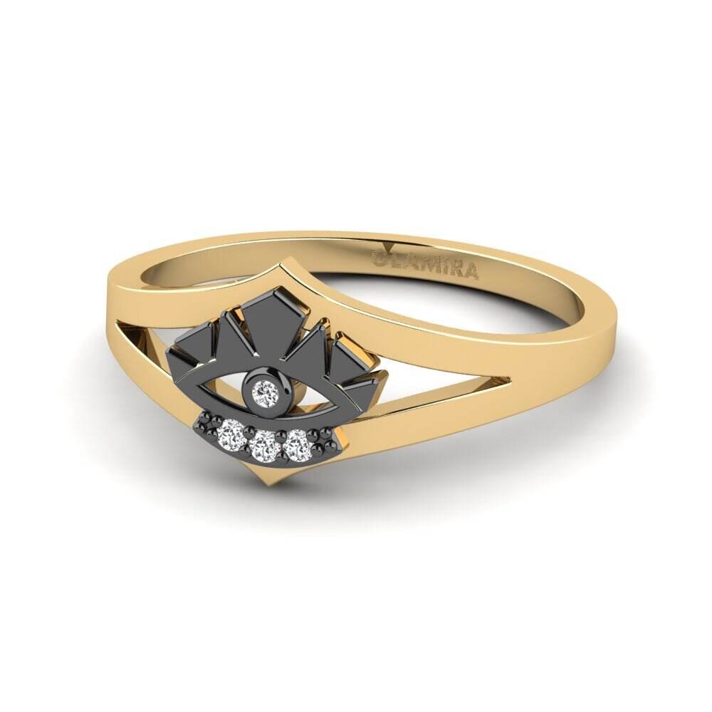 Evil Eye 实验室培育钻石 订婚戒指