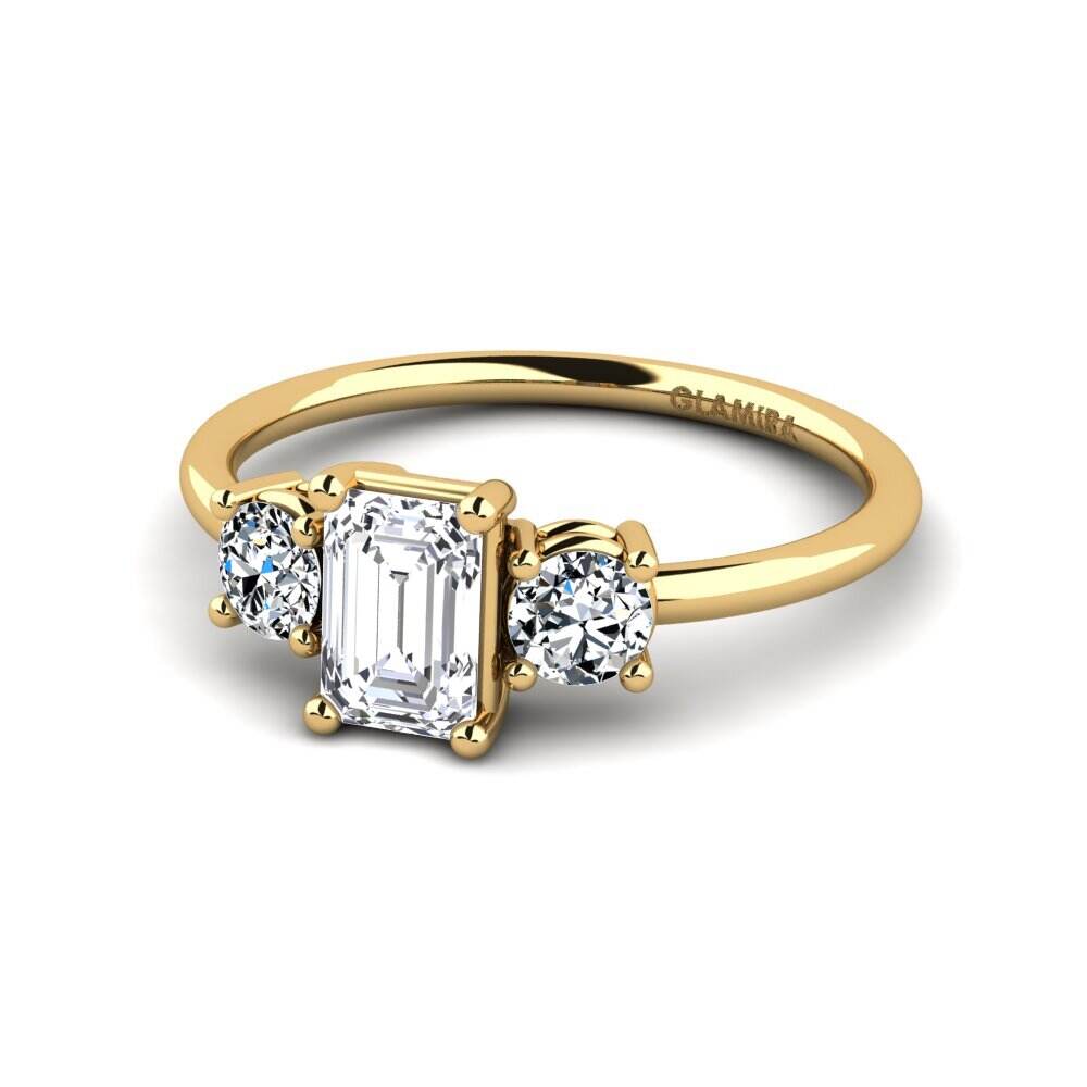 Trilogy 实验室培育钻石 订婚戒指