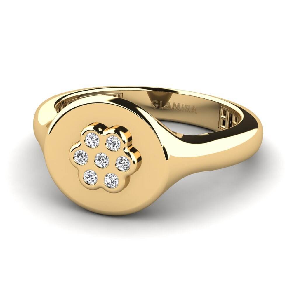 Pinky 实验室培育钻石 订婚戒指