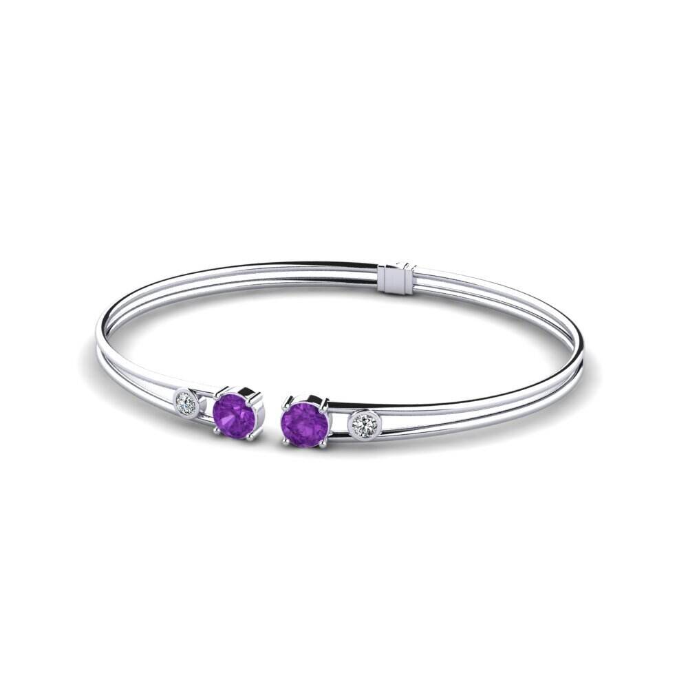 袖口 紫水晶 手链