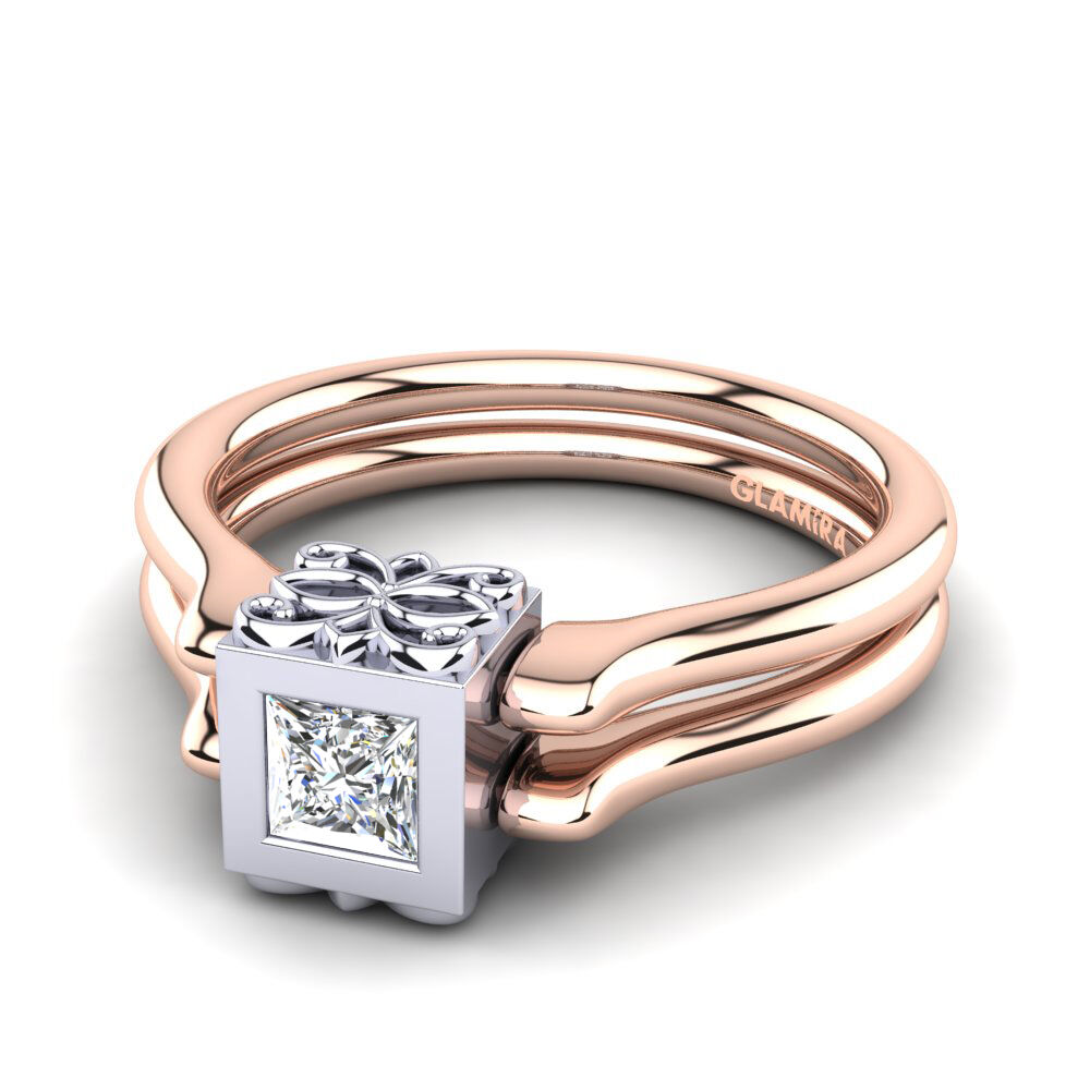 Dual Use 实验室培育钻石 订婚戒指