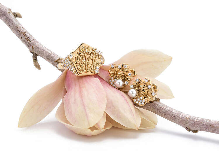佩戴于身的优雅花园
